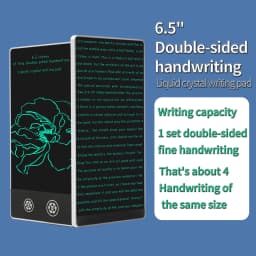 6.5-inch Double-sided Handwriting Full Screen Fine LCD Writing Tablet Liquid Crystal Drawing Board Meeting Content Sketch Pad