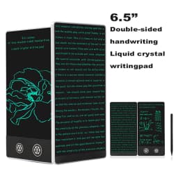 6.5-inch Double-sided Handwriting Full Screen Fine LCD Writing Tablet Liquid Crystal Drawing Board Meeting Content Sketch Pad