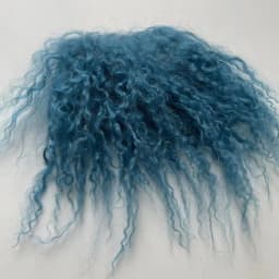 High Quality Sheepskin Wool Lamb Fur Pelt Hair Row Curly Hair Extensions SD Blyth Dolls Wigs Hair Wefts Accessories