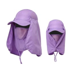 Men Women Wide Brim Sun Protection Hat with Neck Flap for Spring Summer Hiking Fishing UPF 50+ UV Protection Outdoor Cap