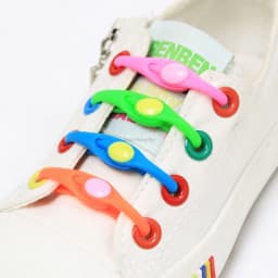 12-Pack Laceless Silicone Elastic Laces Rubber Laces Adult Kids Lazy Lace Free Laces One Size Versatile Fits Most Shoes