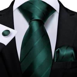 Fashion Classic Striped Plaid Mens Tie Set 8cm Wedding Party Necktie Handkerchief Cufflinks Accessories Gift for Men