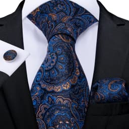 Fashion Classic Striped Plaid Mens Tie Set 8cm Wedding Party Necktie Handkerchief Cufflinks Accessories Gift for Men