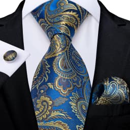 Fashion Classic Striped Plaid Mens Tie Set 8cm Wedding Party Necktie Handkerchief Cufflinks Accessories Gift for Men