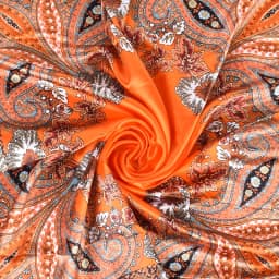 Spring New Versatile Cashew 90 Big Square Scarf Silk Scarf Wholesale Classic Vintage Print Scarf