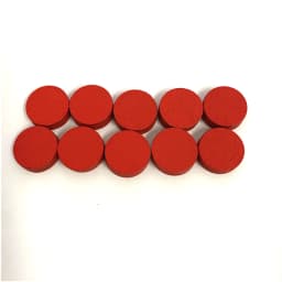 100 Pieces Diameter 15*5 MM Wooden Pawn Game Pieces Colorful Chess For Tokens Board Game/Educational Games Accessories