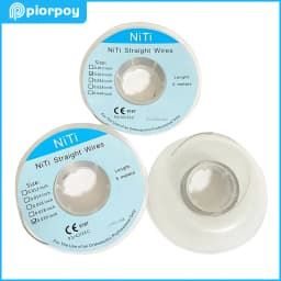 PIORPOY Dental Orthodontic Niti Straight Wire Ortodoncia Ortho Super Elastic ArchWire Round 5 M Dentistry Treatment Materials