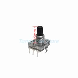 1pc EC16 Rotary Encoder 24 Position 24 Pulse Digital Rotary 3Pins Amplifier Volume Switch Induction Cooker Switch 15/20MM
