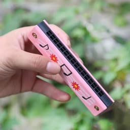 6PCS Wooden 16-Hole Harmonica Music Toy Children's Birthday Party Favors Wedding Guest Gifts Pinata Filling Gifts For The Kids