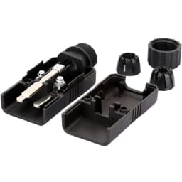 Black PDU UPS C19 C20 Wiring Connector Female Male Rewirable Industry Plug Online Assemble Electric Power Socket Converter 1pcs