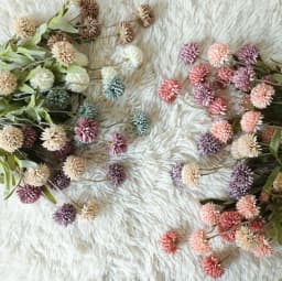 Dandelion Artificial Flowers Wedding Decoration 5 Head Fake Flowers Small Thorn Ball DIY Home Decor Bouquet Valentine's Day Gift