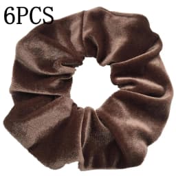 6pcs/lot Hair Scrunchies Accessories Elastic Band Holder Headwear Ties Tie Dye Color Leopard Velvet Neon Women Girls Scrunchy