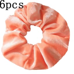 6pcs/lot Hair Scrunchies Accessories Elastic Band Holder Headwear Ties Tie Dye Color Leopard Velvet Neon Women Girls Scrunchy