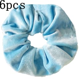 6pcs/lot Hair Scrunchies Accessories Elastic Band Holder Headwear Ties Tie Dye Color Leopard Velvet Neon Women Girls Scrunchy