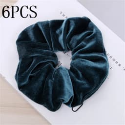 6pcs/lot Hair Scrunchies Accessories Elastic Band Holder Headwear Ties Tie Dye Color Leopard Velvet Neon Women Girls Scrunchy