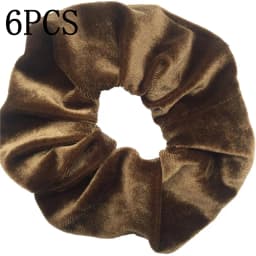 6pcs/lot Hair Scrunchies Accessories Elastic Band Holder Headwear Ties Tie Dye Color Leopard Velvet Neon Women Girls Scrunchy