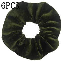 6pcs/lot Hair Scrunchies Accessories Elastic Band Holder Headwear Ties Tie Dye Color Leopard Velvet Neon Women Girls Scrunchy