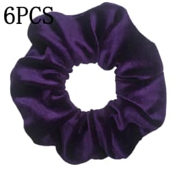 6pcs/lot Hair Scrunchies Accessories Elastic Band Holder Headwear Ties Tie Dye Color Leopard Velvet Neon Women Girls Scrunchy