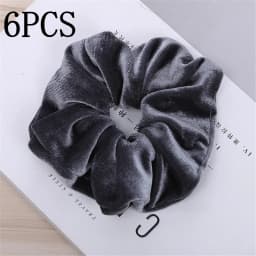 6pcs/lot Hair Scrunchies Accessories Elastic Band Holder Headwear Ties Tie Dye Color Leopard Velvet Neon Women Girls Scrunchy