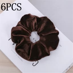 6pcs/lot Hair Scrunchies Accessories Elastic Band Holder Headwear Ties Tie Dye Color Leopard Velvet Neon Women Girls Scrunchy