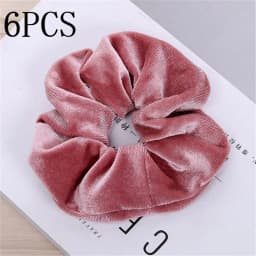 6pcs/lot Hair Scrunchies Accessories Elastic Band Holder Headwear Ties Tie Dye Color Leopard Velvet Neon Women Girls Scrunchy