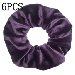 6pcs/lot Hair Scrunchies Accessories Elastic Band Holder Headwear Ties Tie Dye Color Leopard Velvet Neon Women Girls Scrunchy