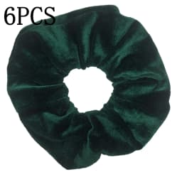 6pcs/lot Hair Scrunchies Accessories Elastic Band Holder Headwear Ties Tie Dye Color Leopard Velvet Neon Women Girls Scrunchy