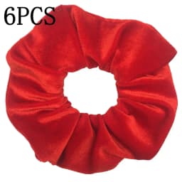 6pcs/lot Hair Scrunchies Accessories Elastic Band Holder Headwear Ties Tie Dye Color Leopard Velvet Neon Women Girls Scrunchy