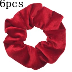 6pcs/lot Hair Scrunchies Accessories Elastic Band Holder Headwear Ties Tie Dye Color Leopard Velvet Neon Women Girls Scrunchy