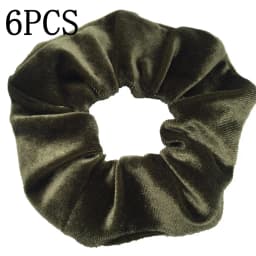 6pcs/lot Hair Scrunchies Accessories Elastic Band Holder Headwear Ties Tie Dye Color Leopard Velvet Neon Women Girls Scrunchy
