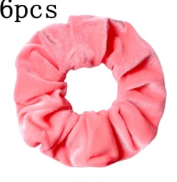 6pcs/lot Hair Scrunchies Accessories Elastic Band Holder Headwear Ties Tie Dye Color Leopard Velvet Neon Women Girls Scrunchy