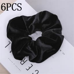 6pcs/lot Hair Scrunchies Accessories Elastic Band Holder Headwear Ties Tie Dye Color Leopard Velvet Neon Women Girls Scrunchy