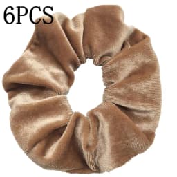 6pcs/lot Hair Scrunchies Accessories Elastic Band Holder Headwear Ties Tie Dye Color Leopard Velvet Neon Women Girls Scrunchy