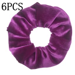 6pcs/lot Hair Scrunchies Accessories Elastic Band Holder Headwear Ties Tie Dye Color Leopard Velvet Neon Women Girls Scrunchy