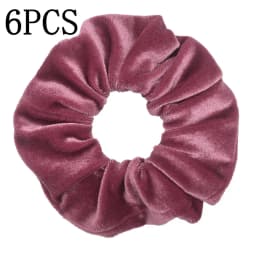 6pcs/lot Hair Scrunchies Accessories Elastic Band Holder Headwear Ties Tie Dye Color Leopard Velvet Neon Women Girls Scrunchy