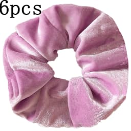 6pcs/lot Hair Scrunchies Accessories Elastic Band Holder Headwear Ties Tie Dye Color Leopard Velvet Neon Women Girls Scrunchy