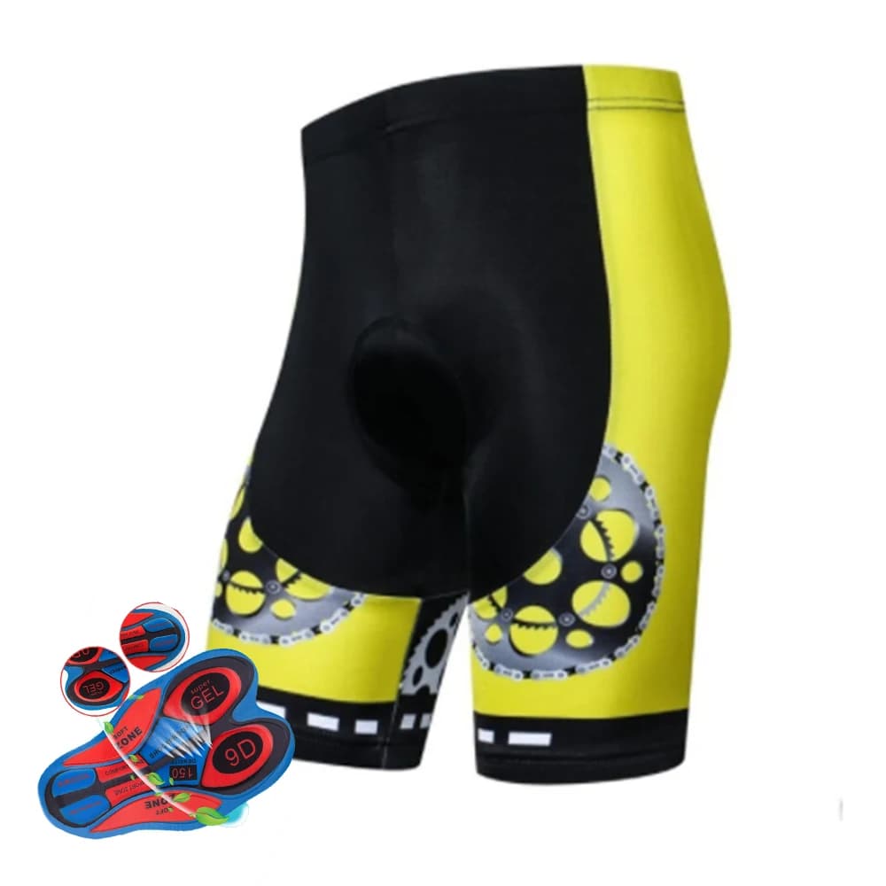 Breathable Cycling Shorts With Gel 9D Padding Bicycle Tights 2023 New Style Mountain Bike Pants Sun Protection MTB Clothing