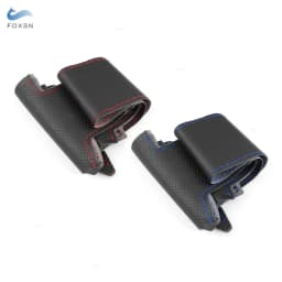Braids on Car Steering Wheel For Mercedes Benz GL R Class X164 2006- 2009 M-Class W164 2005 2006 2007 2008 Leather Cover Trim