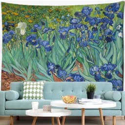 Sea Voyage Oil Painting Tapestry Wall Hanging Van Gogh Art Bedroom Living Room Home