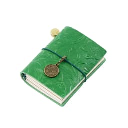 Handmade Vintage Traveler Booklet Mini Edition MINI Loose-leaf Notebook Top Layer Cowhide Pocket Diary Book Notebook