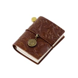 Handmade Vintage Traveler Booklet Mini Edition MINI Loose-leaf Notebook Top Layer Cowhide Pocket Diary Book Notebook