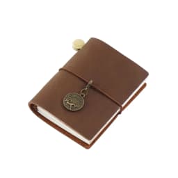 Handmade Vintage Traveler Booklet Mini Edition MINI Loose-leaf Notebook Top Layer Cowhide Pocket Diary Book Notebook