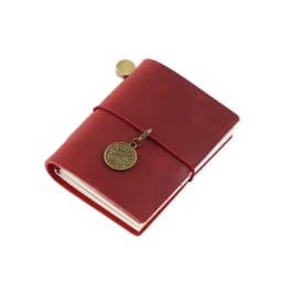 Handmade Vintage Traveler Booklet Mini Edition MINI Loose-leaf Notebook Top Layer Cowhide Pocket Diary Book Notebook