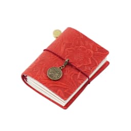 Handmade Vintage Traveler Booklet Mini Edition MINI Loose-leaf Notebook Top Layer Cowhide Pocket Diary Book Notebook