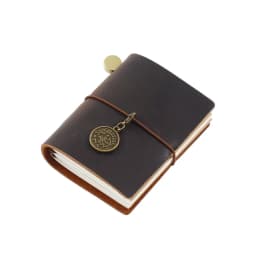 Handmade Vintage Traveler Booklet Mini Edition MINI Loose-leaf Notebook Top Layer Cowhide Pocket Diary Book Notebook