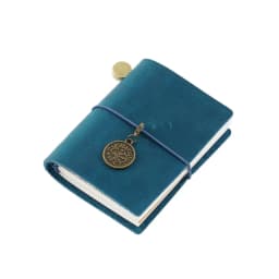 Handmade Vintage Traveler Booklet Mini Edition MINI Loose-leaf Notebook Top Layer Cowhide Pocket Diary Book Notebook