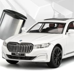 1/24 7 Series 760 LI Alloy Car Model Diecasts Metal Vehicles Car Model Simulation Sound and Light Collection Childrens Toys Gift