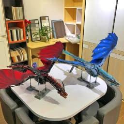 1889pcs Creative MOC Giant Dragon Building Blocks Bricks Model Movie Series Childrens Assembly Toys for Boys Kids Birthday Gifts