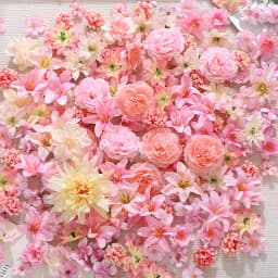 3-10cm Artificial Flower Head Mini Silk Artificial Rose Peony Daisy Flower Craft Supplies Wedding Party Wreath Home Decoration