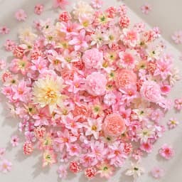 3-10cm Artificial Flower Head Mini Silk Artificial Rose Peony Daisy Flower Craft Supplies Wedding Party Wreath Home Decoration